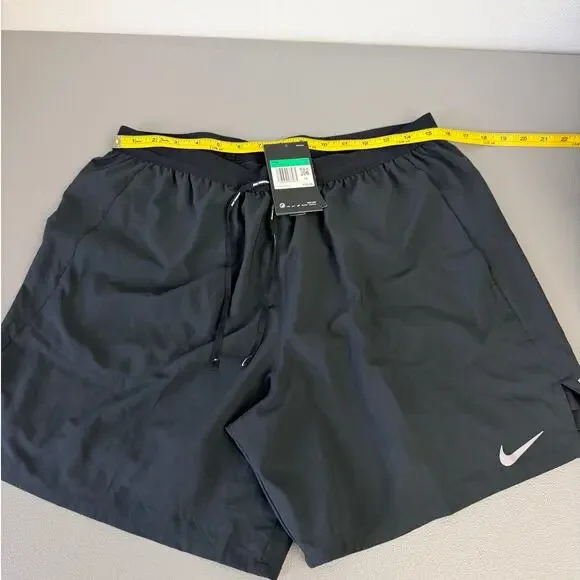 Nike Dri-FIT Running Shorts XL Black Lined Athletic Gym Mens - Picture 2 of 9